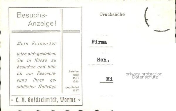 Worms Rhein Siegfriedbrunnen mit Rathaus und Kirche – Bild 2