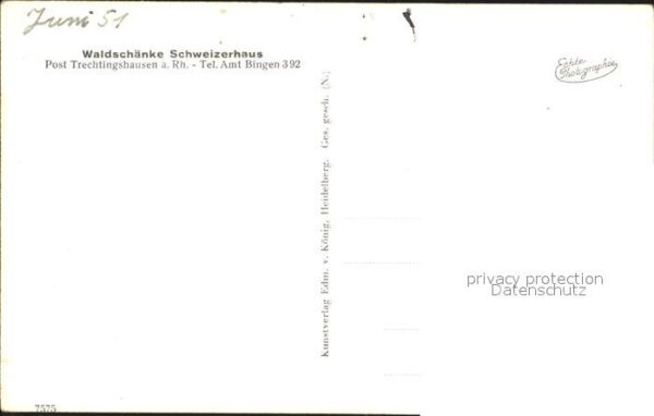 Trechtingshausen Waldschänke Schweizerhaus – Bild 2