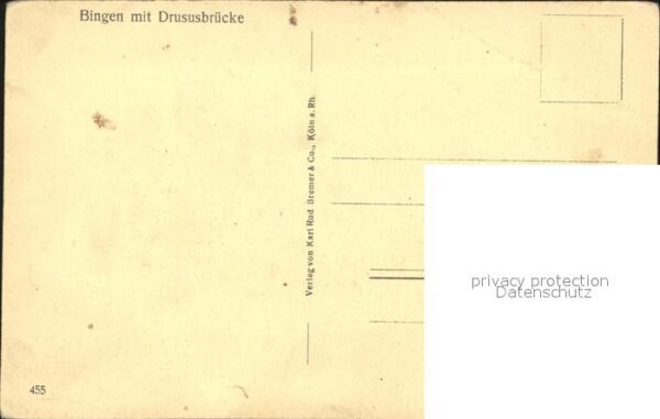 Bingen Rhein mit Drususbrücke – Bild 2