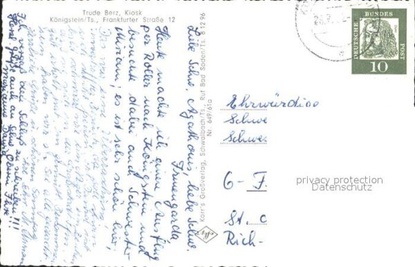 Koenigstein Taunus Totalansicht mit Burg – Bild 2