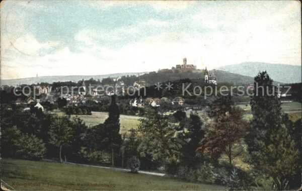 Koenigstein Taunus Panorama Ruine Königstein