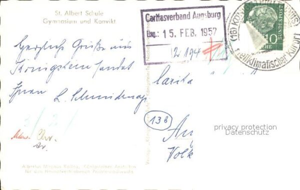 Koenigstein Taunus St Albert Schule Gymnasium und Konvikt – Bild 2