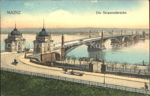 Mainz Rhein Strassenbrücke