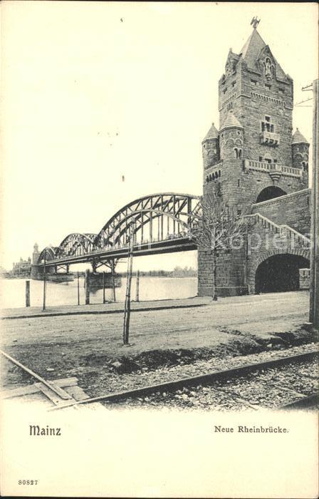 Mainz Rhein Neue Rheinbrücke