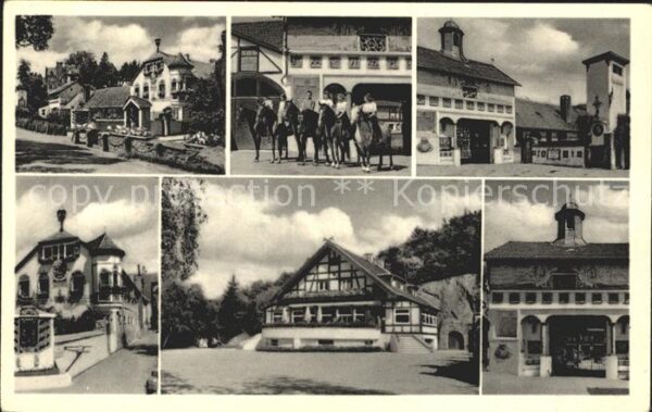 Koenigstein Taunus Klostergut Rettershof mit Reitschule un