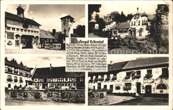 Koenigstein Taunus Klostergut Rettershof mit Reitschule un