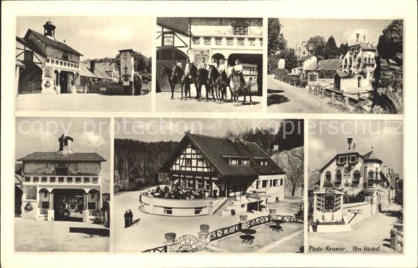 Koenigstein Taunus Klostergut Rettershof mit Reitschule un