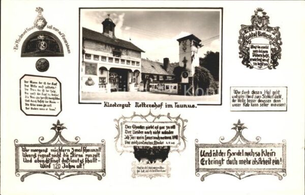 Koenigstein Taunus Klostergut Rettershof mit Reitschule un