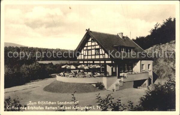 Koenigstein Taunus Klostergut Rettershof mit Reitschule un
