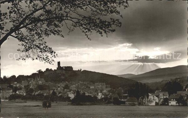Koenigstein Taunus Ortsansicht mit Schloss
