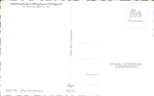 Koenigstein Taunus Ortsansicht mit Schloss – Bild 2