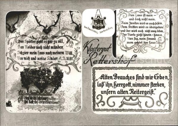 Koenigstein Taunus Klostergut Rettershof mit Cafe Rettersh