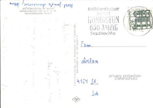 Koenigstein Taunus Totalansichten Gasthaus Messer – Bild 2