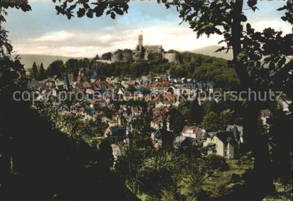 Koenigstein Taunus Panorama mit Burgruine