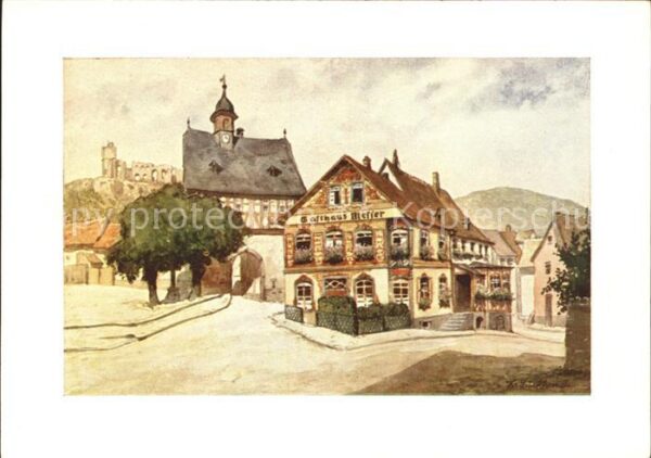 Koenigstein Taunus Gasthaus Messer Am Alten Rathaus