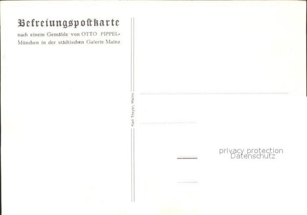 Mainz Rhein Dom Künstlerkarte – Bild 2