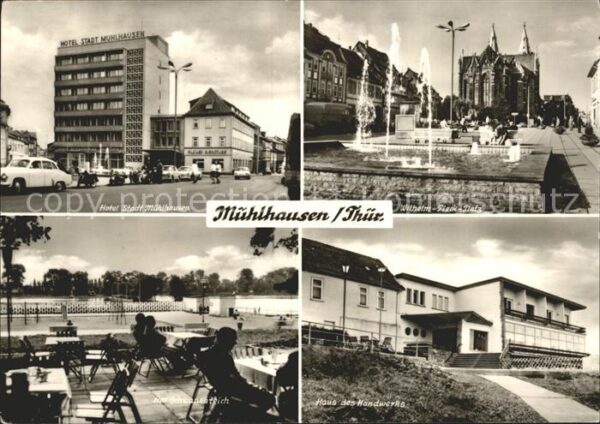 Muehlhausen Thueringen Hotel Stadt Mühlhausen Wilhelm Pieck Pl