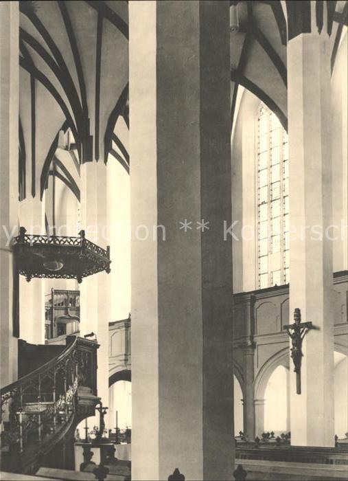 Leipzig Thomaskirche Inneres Kanzel