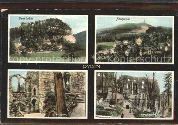 Oybin Berg Oybin Hochwald Kreuzgang Kirchhof