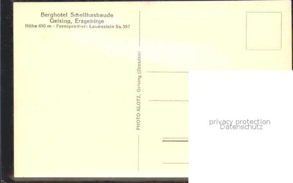 Geising Erzgebirge Berghotel Schellhasbaude – Bild 2
