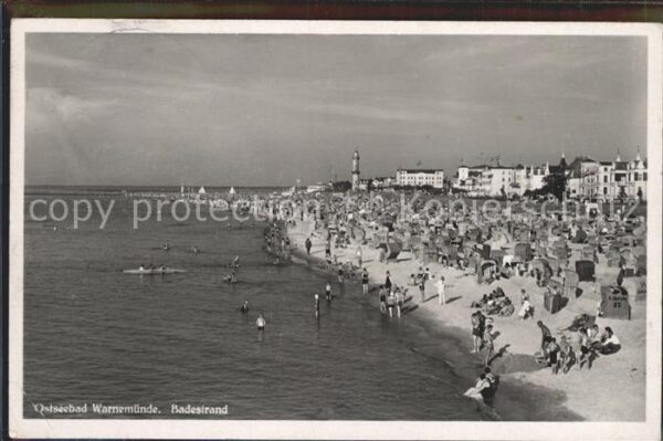 Warnemuende Ostseebad Badestrand