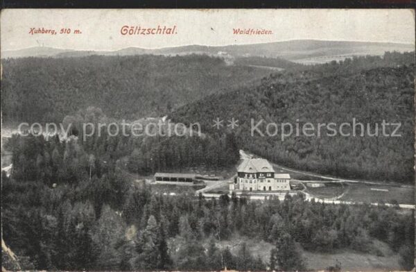Greiz Thueringen Einkehrstätte Waldfrieden Göltzschtal