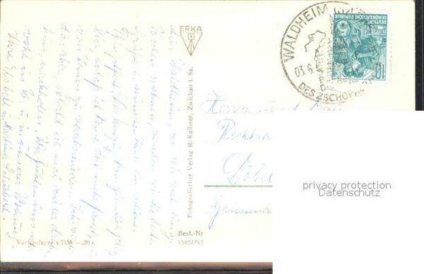 Waldheim Sachsen Blick zum Rathaus – Bild 2