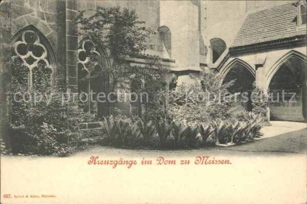 Meissen Elbe Sachsen Kreuzgänge im Dom