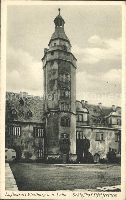 Weilburg Schlosshof Pfeiferturm Luftkurort
