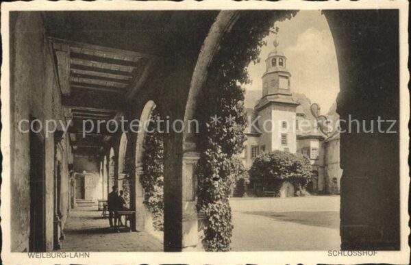 Weilburg Schlosshof Arkaden Hotel Nassauer Hof