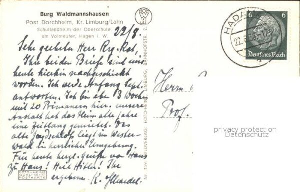 Dorchheim Limburg Lahn Burg Waldmannshausen – Bild 2
