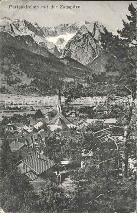 Partenkirchen mit Zugspitze Wettersteingebirge