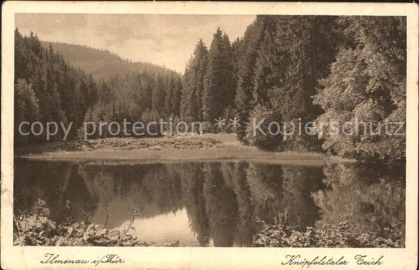 Ilmenau Thueringen Knöpfelstaler Teich Schortetal