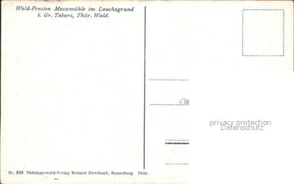 Lauchagrund Waldpension Massemühle – Bild 2
