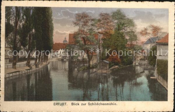 Erfurt Blick zur Schildchenmühle