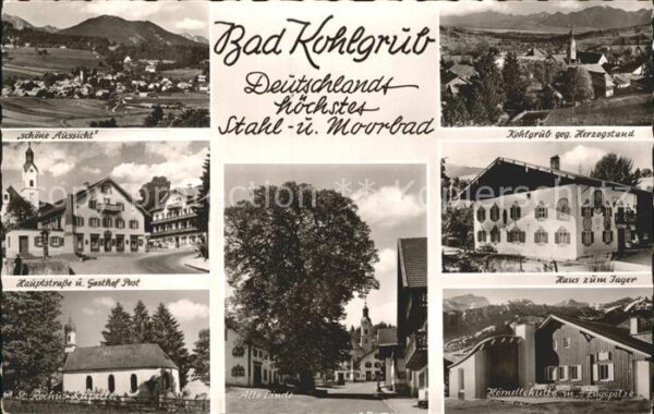 Bad Kohlgrub Hauptstrasse Gasthof Kapelle Alte Linde