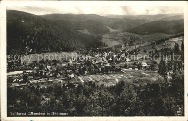 Manebach Panorama Luftkurort