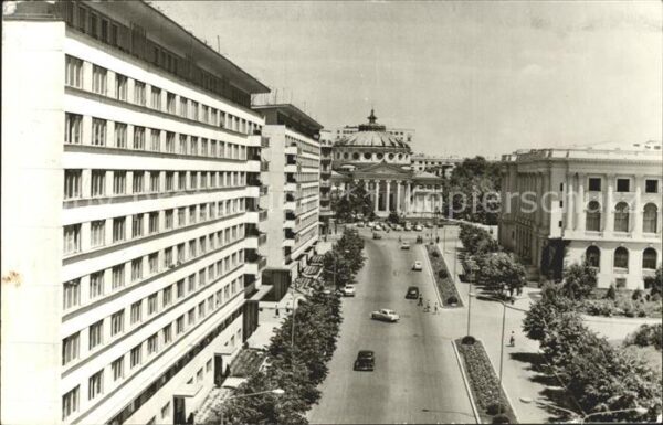 Bukarest Blick auf das Athenäum