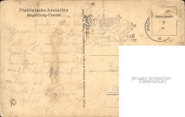 Cracau Magdeburg Pfeiffersche Anstalten – Bild 2