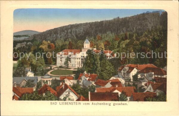 Bad Liebenstein vom Aschenberg gesehen