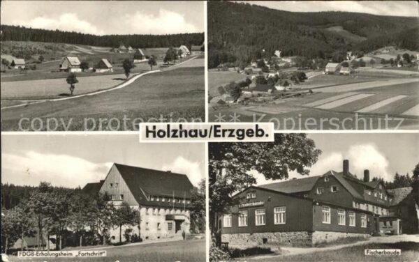 Holzhau Rechenberg-Bienenmuehle Teilansichten FDGB Erholungsheim Fortsc