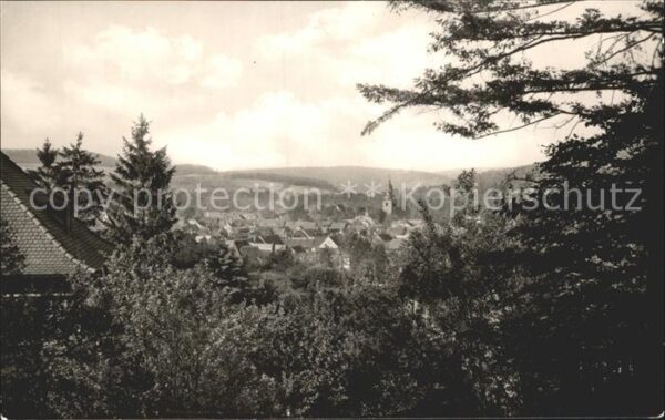 Bad Berka Blick vom Waldrand raus