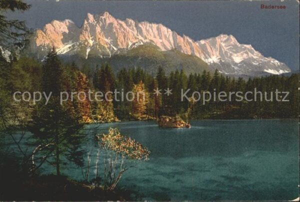 Badersee in der Abendsonne