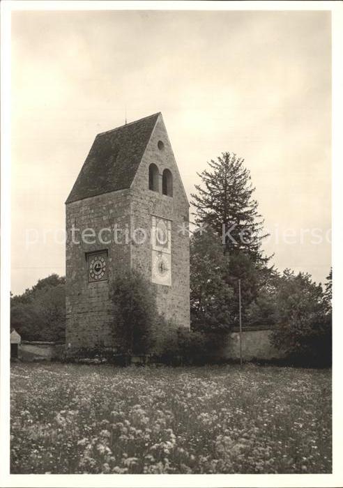 Wessobrunn Der graue Herzog Turm Wahrzeichen 1200