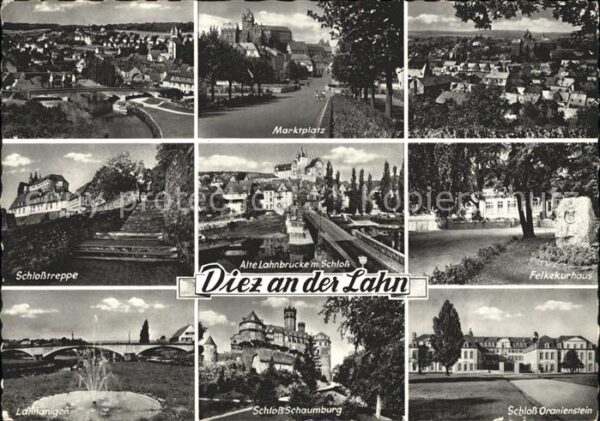Diez Lahn Marktplatz Kurhaus Schloss Oranienstein
