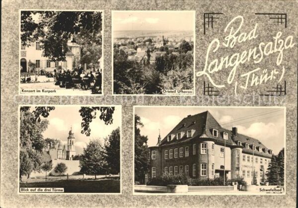 Bad Langensalza Konzert Kurpark Drei Türme Schwefelbad