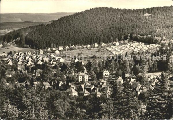 Ilmenau Thueringen Blick zum Lindenberg