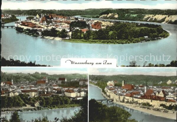 Wasserburg Inn Teilansichten Altstadt