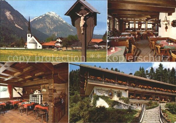 Graswang Cafe Restaurant Gröbl Alm Wegekreuz Kir