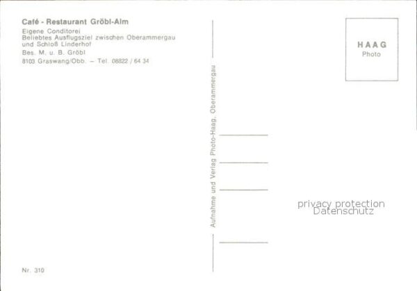 Graswang Cafe Restaurant Gröbl Alm Wegekreuz Kir – Bild 2